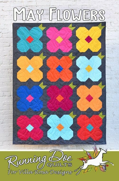 May Colors Pattern May Flowers Pattern – Store – HollyDee Quilts