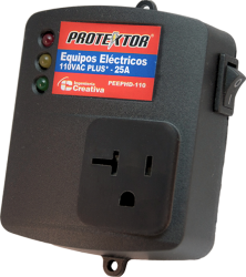 PROTECTOR PARA EQUIPOS ELÉCTRICOS 110 VAC PLUS* HASTA 25 A PEEPHD-110