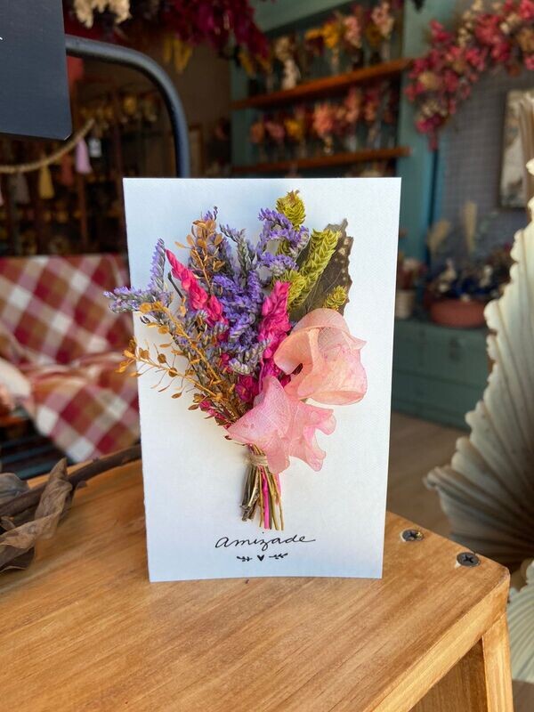 Cartão Floral Amizade