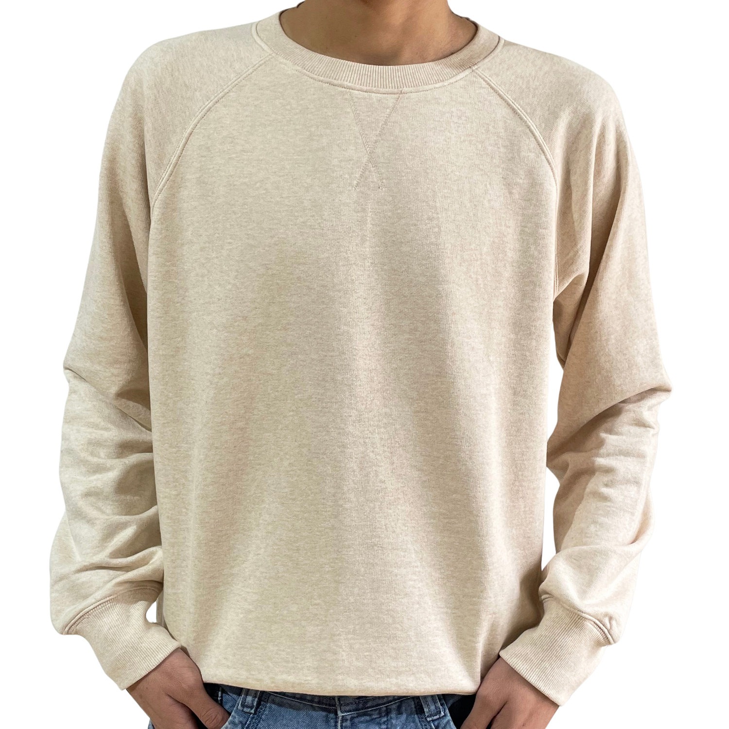 Sweatshirt Unisex de Franela Perchada - Caramel