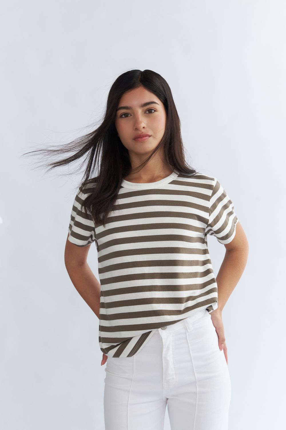 POLO MARINE - COLOR MUSHROOM/SALT