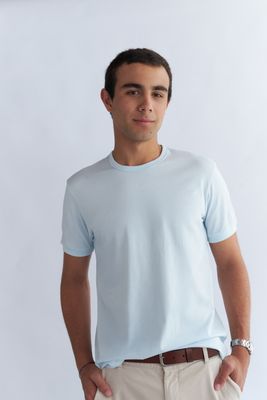 Every Day Tee-Celeste