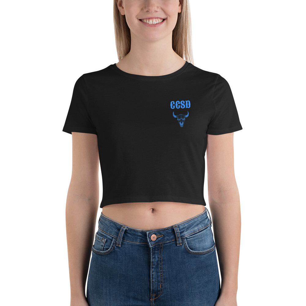 Women’s Crop Tee - Small CCSD Logo