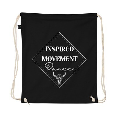 Organic cotton drawstring bag