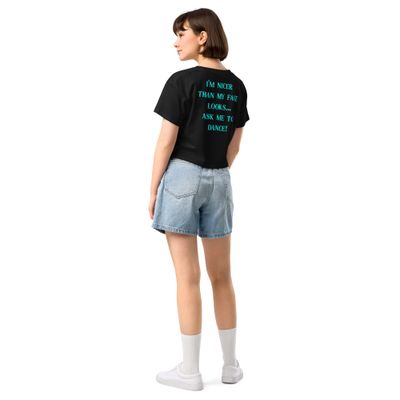 Women’s crop top - Nicer than my face looks