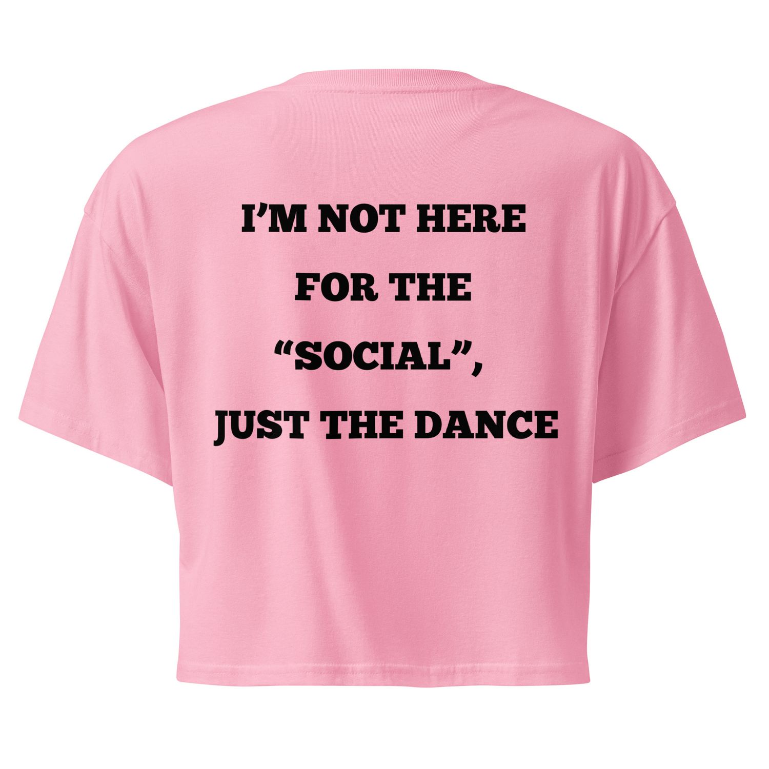 Not here for the "social" - black lettering