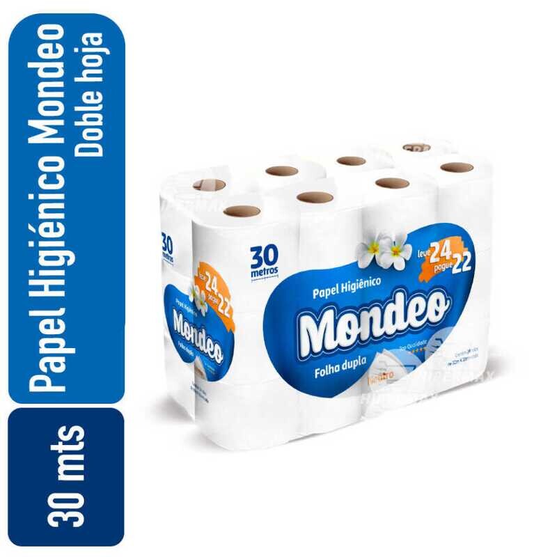 Papel Higienico Mondeo 30mts (Pack 24)