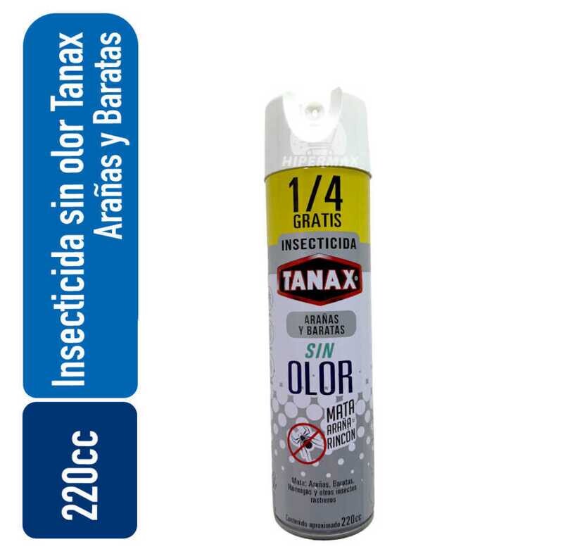 Insecticida Tanax Arañas/Baratas SIN OLOR 220CC