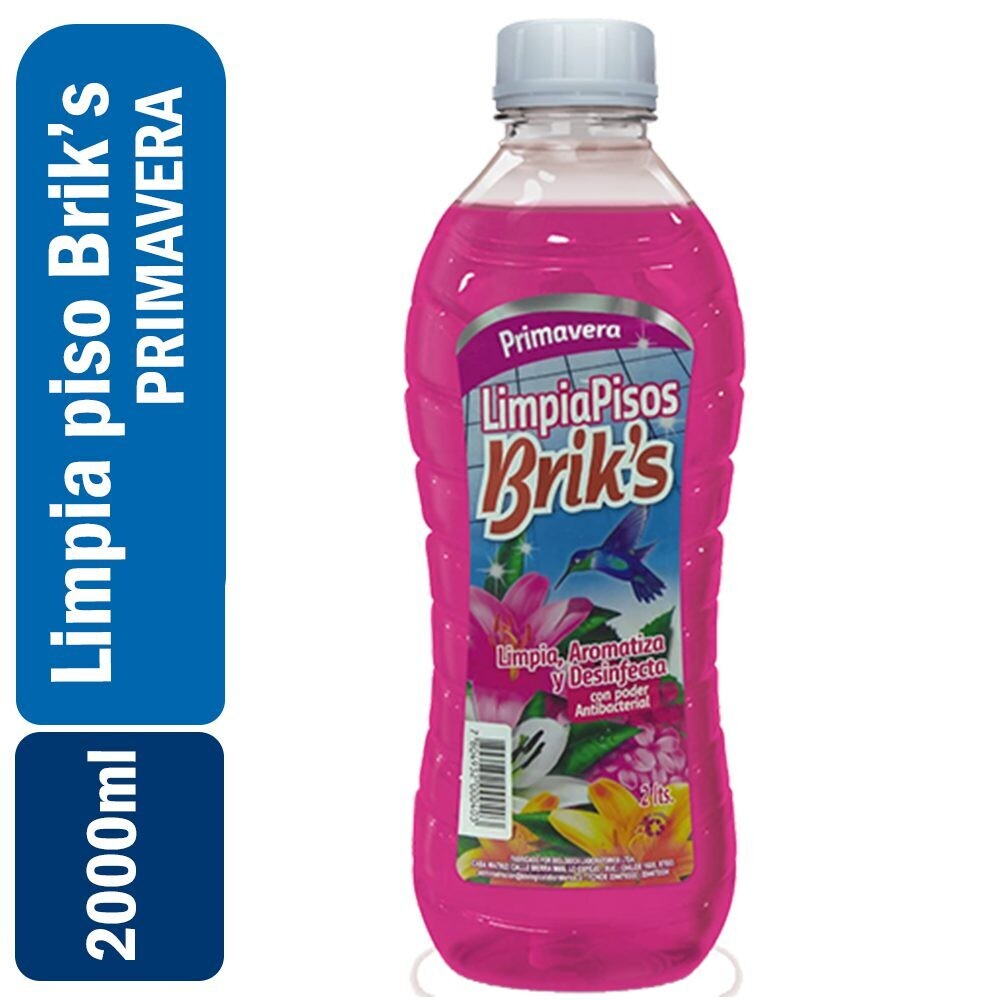 Limpia Pisos botella Briks Primavera 2 Lts