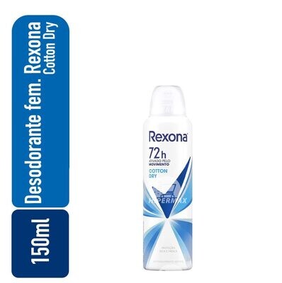 Desodorante Femenino Rexona Cotton Dry 150ml