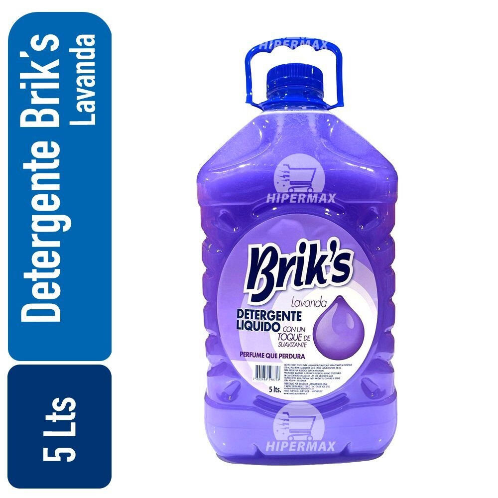 Detergentes Briks Lavanda 5 Lts