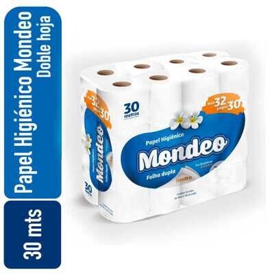 Papel Higienico Mondeo 30mts (Pack 32)