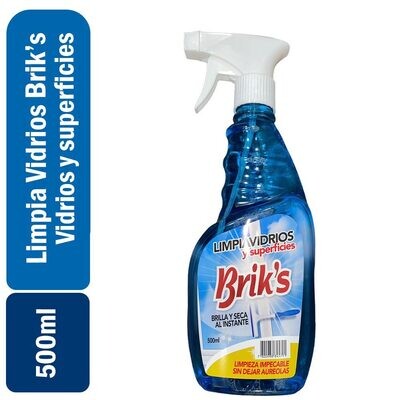 Limpia Vidrios con Gatillo Briks 500ml
