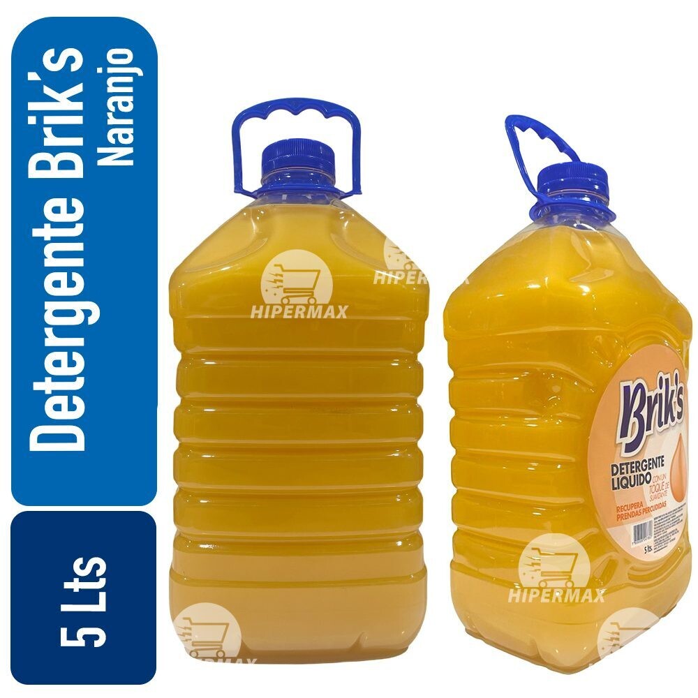 Detergentes Briks Naranjo 5 Lts