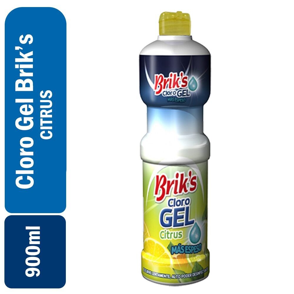 Cloro Gel Briks Citrus 900ml