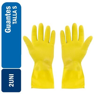 Guantes Amarillo de limpieza Pequeño