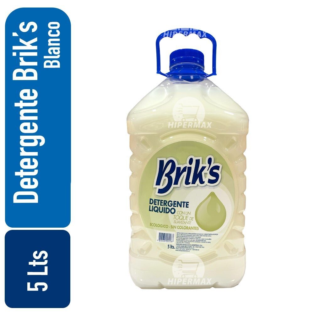 Detergentes Briks Blanco 5 Lts