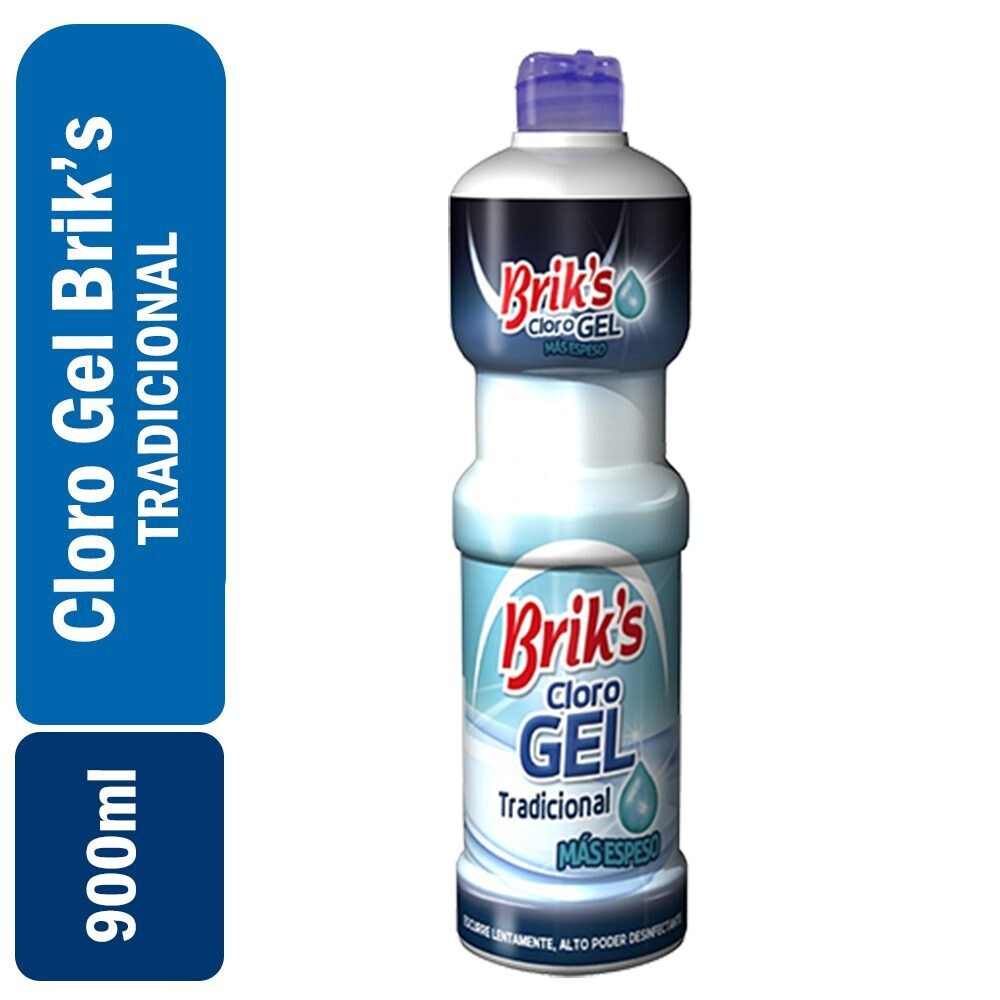 Cloro Gel Briks Tradicional 900ml