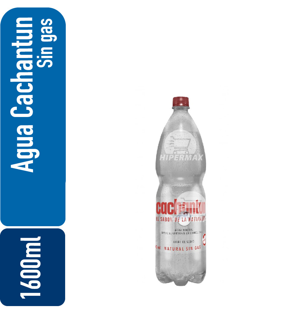 Agua Cachantun sin gas 1,6 Lts