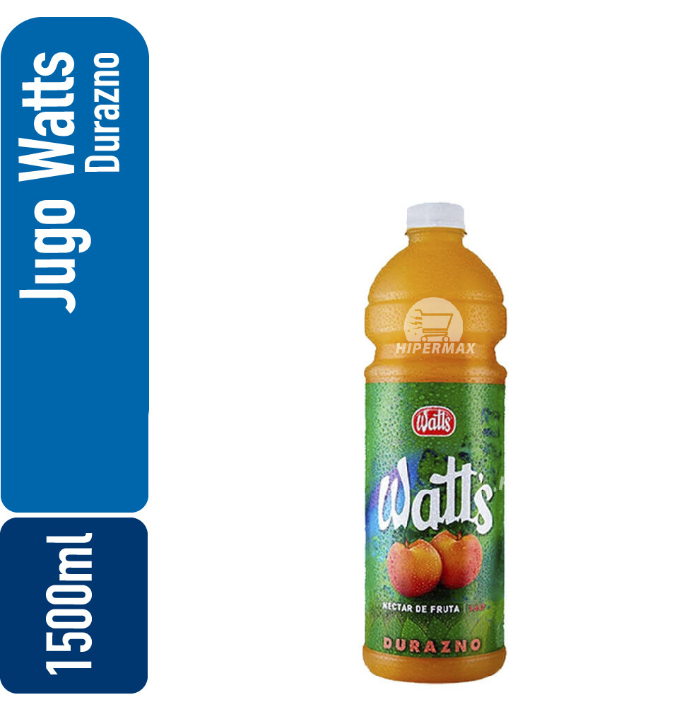 Jugo Watts Durazno 1,5 Lts