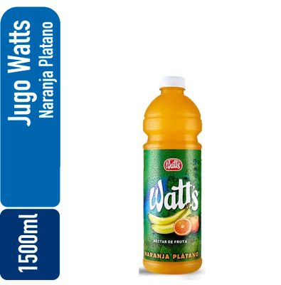 Jugo Watts Naranja Platano 1,5 Lts