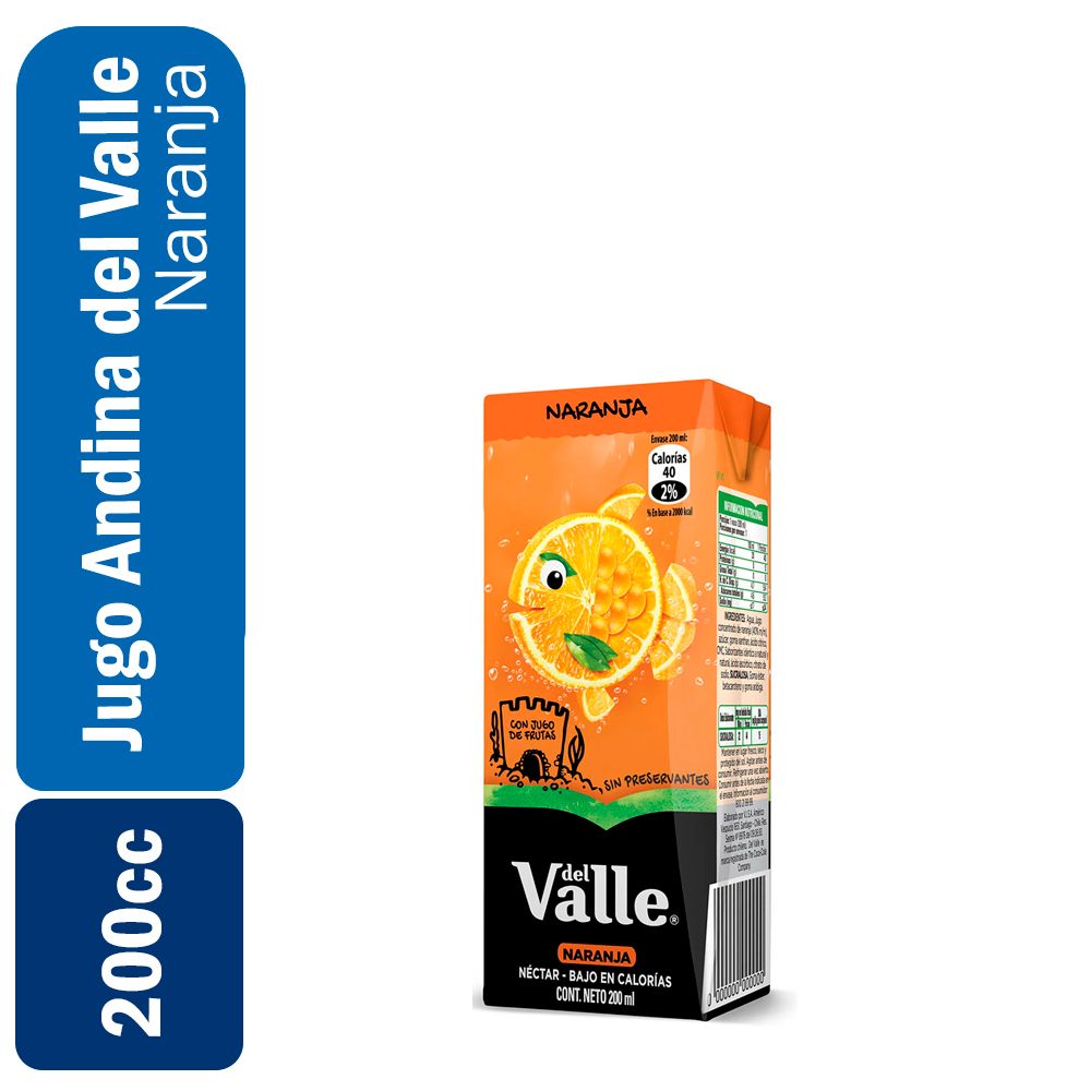 Jugo del Valle Naranja 200ml