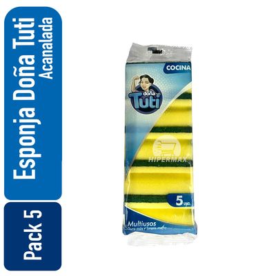 Esponjas Doña Tuti Acanaladas (Pack 5)
