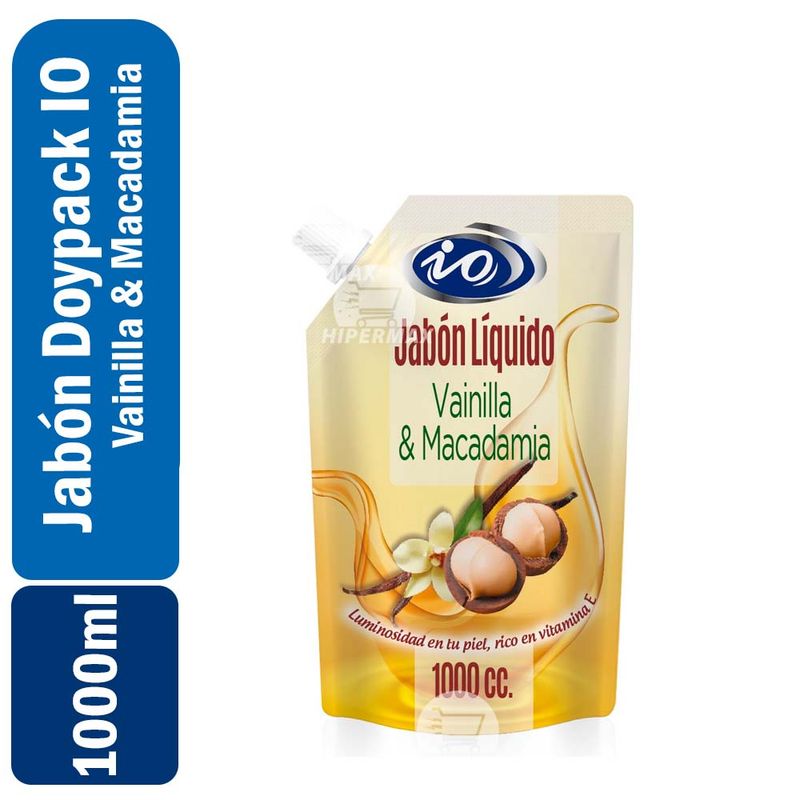 Jabon DoyPack IO Vainilla Macadamia 1 Lt