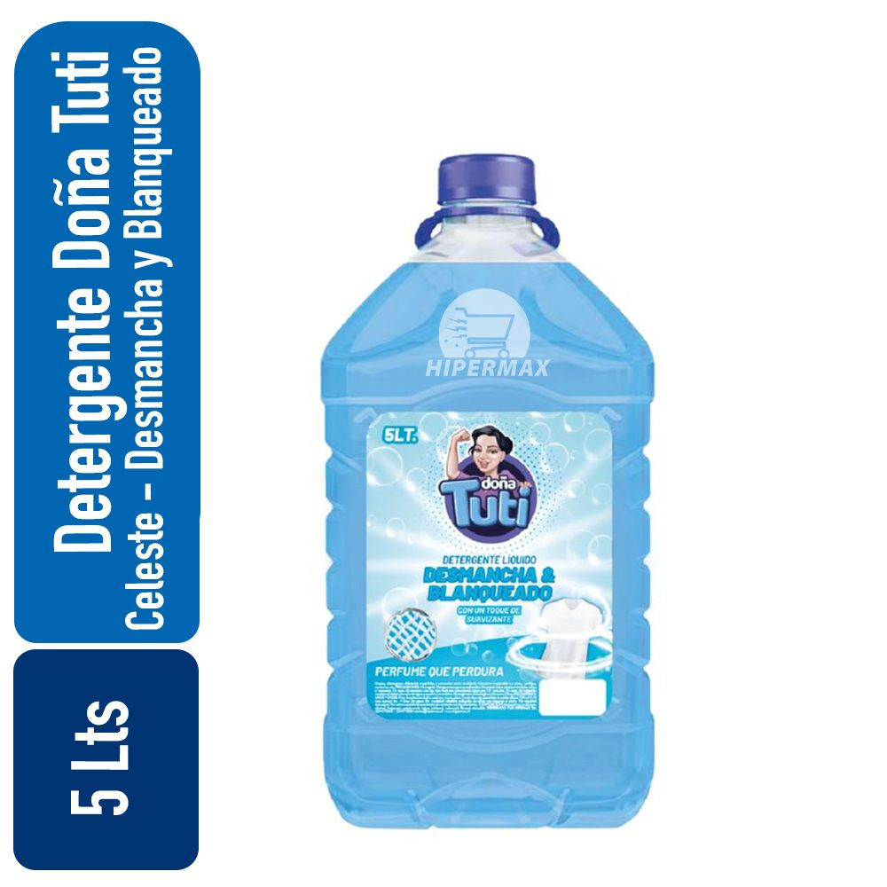 Detergente Doña Tuti Rosado Hipoalergénico 5 Lts
