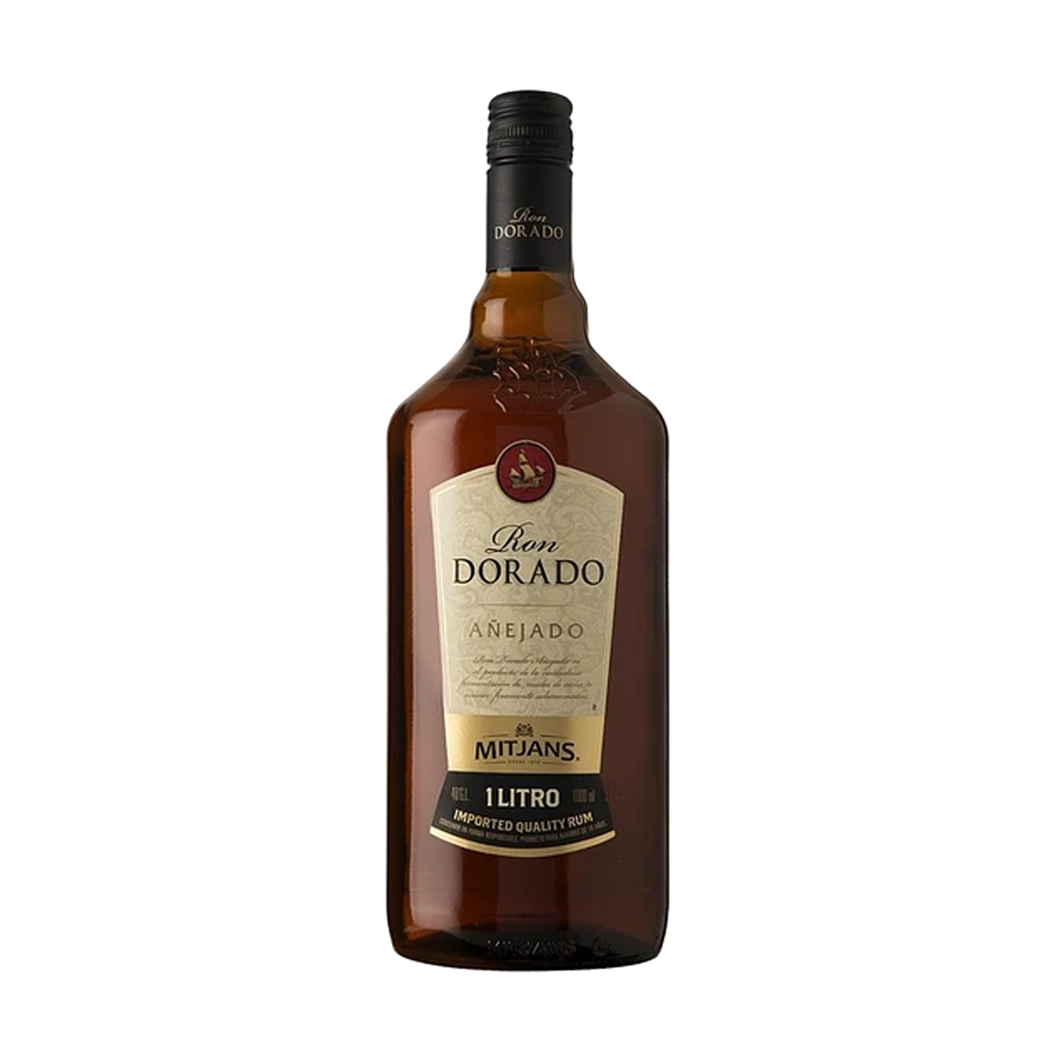 Ron Mitjans Dorado 1 Litro (40°)