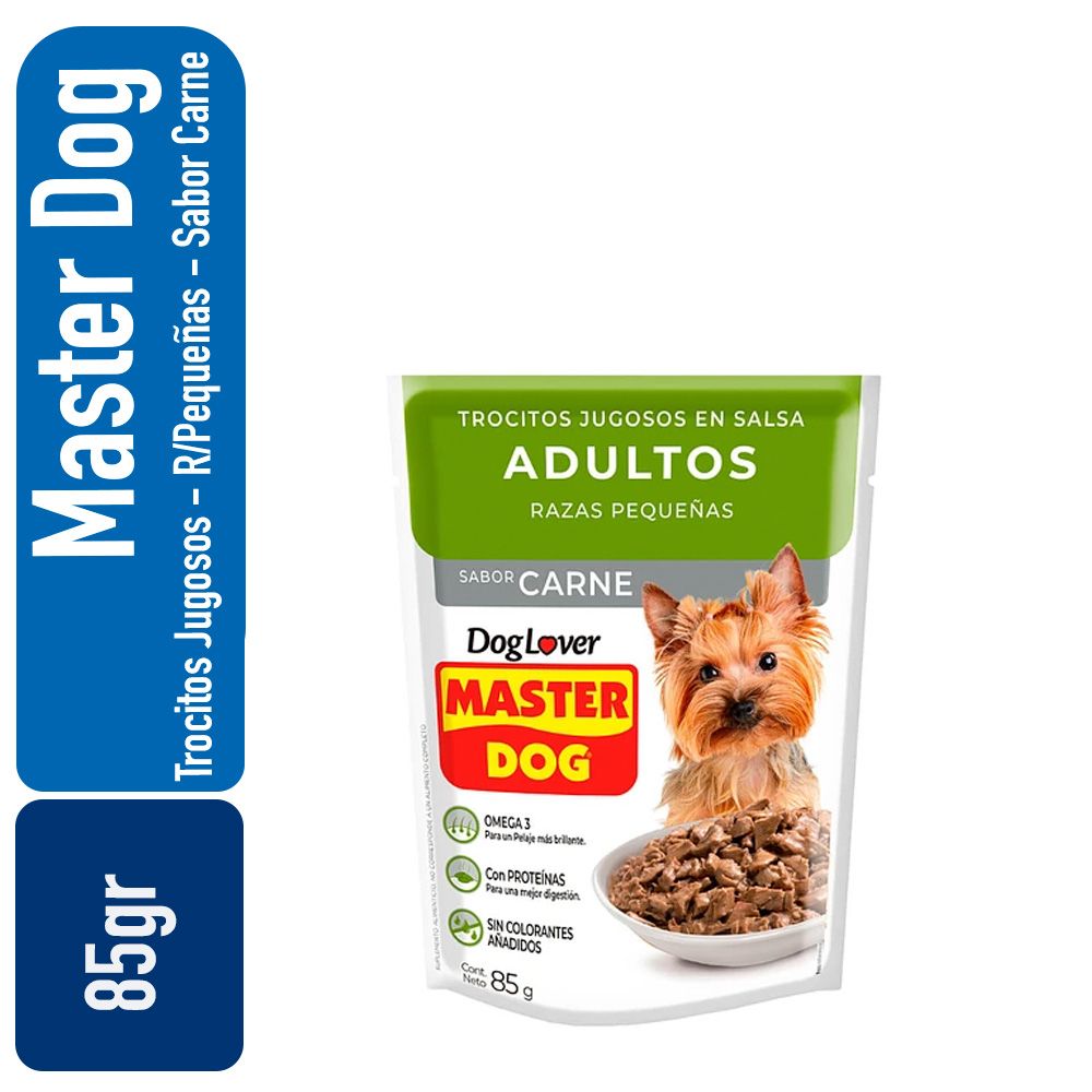 MasterDog Adultos R/Peq 100gr