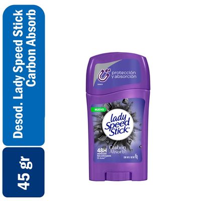 Desodorante Lady Speed Stick Carbon Absorb 45gr