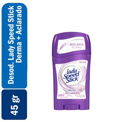 Desodorante Lady Speed Stick Derma + Aclarado 45gr