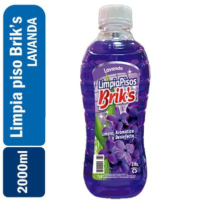 Limpia Pisos botella Briks Lavanda 2 Lts