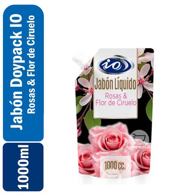 Jabon DoyPack IO Rosas &amp; Flor de Ciruelo 1 Lt