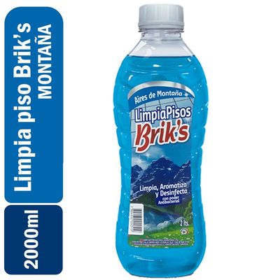 Limpia Pisos botella Briks Montaña 2 Lts