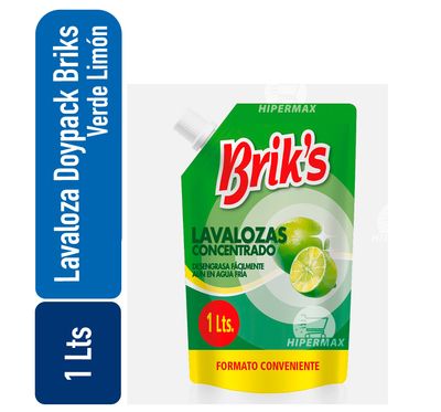 Lavaloza Doypack Verde Briks 1 Lt