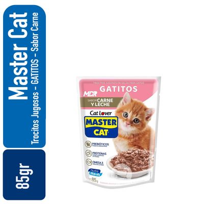 MasterCat Gatitos Carne 85gr