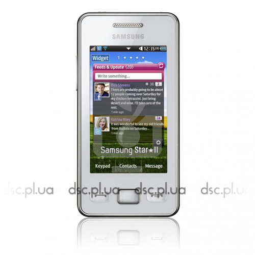 Samsung GT-S5260 Star II white (black) РУС