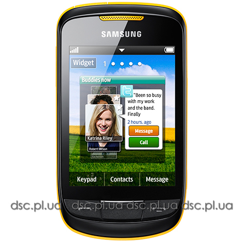Samsung GT-S3850 Corby 2 black grey white РУС