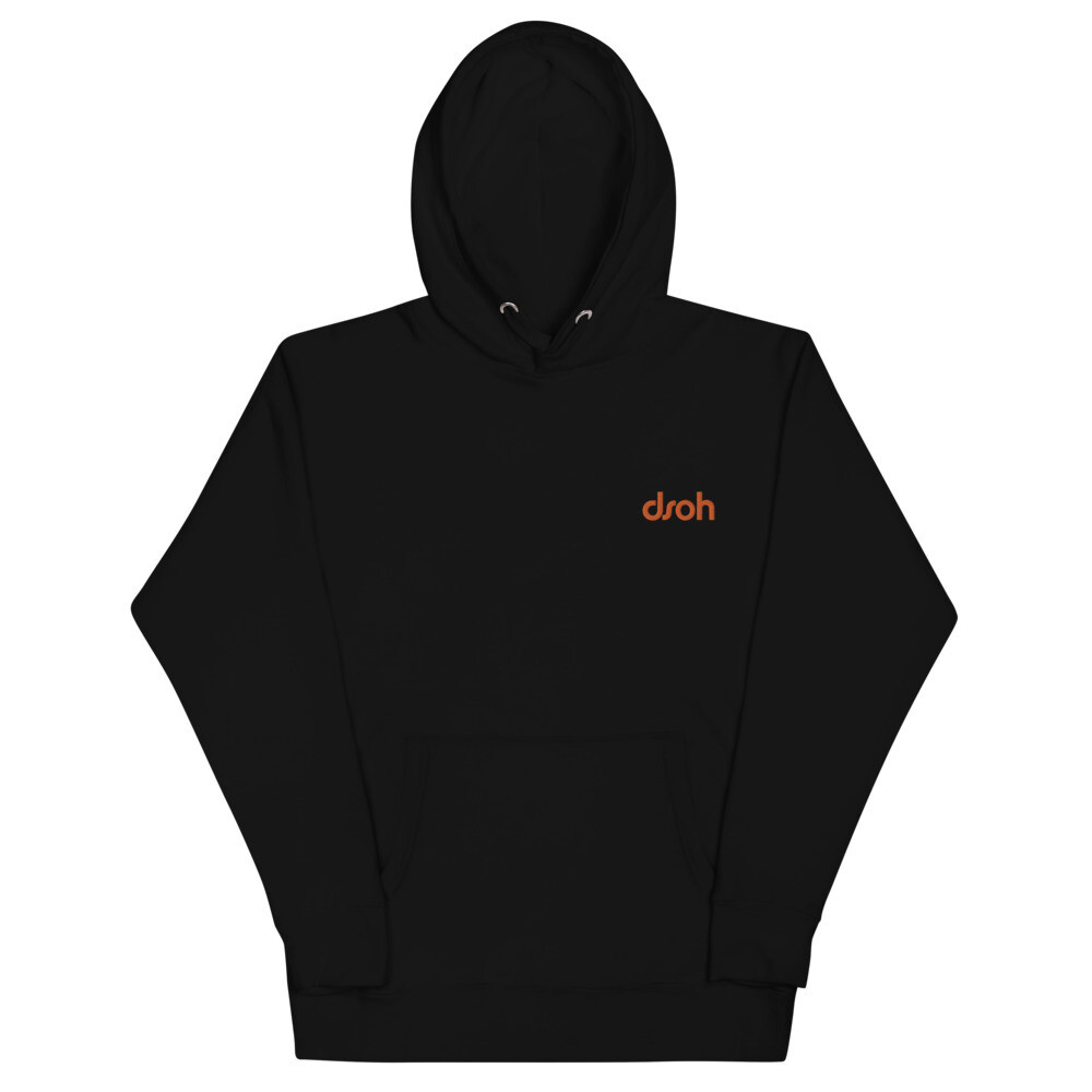 DSOH Unisex Premium Hoodie With Embroidered Logo
