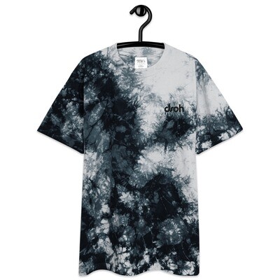 Oversized tie-dye t-shirt w/ Embroidered DSOH Logo