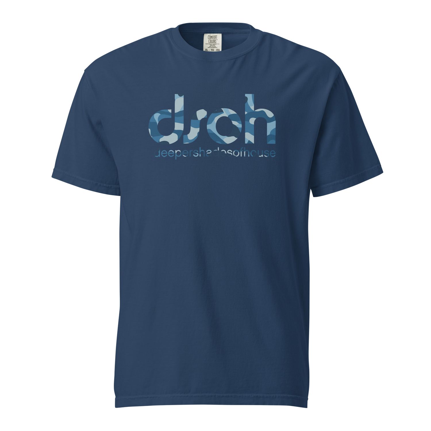 DSOH Heavyweight CAMO TEE, Color: Navy Blue, Size: XL