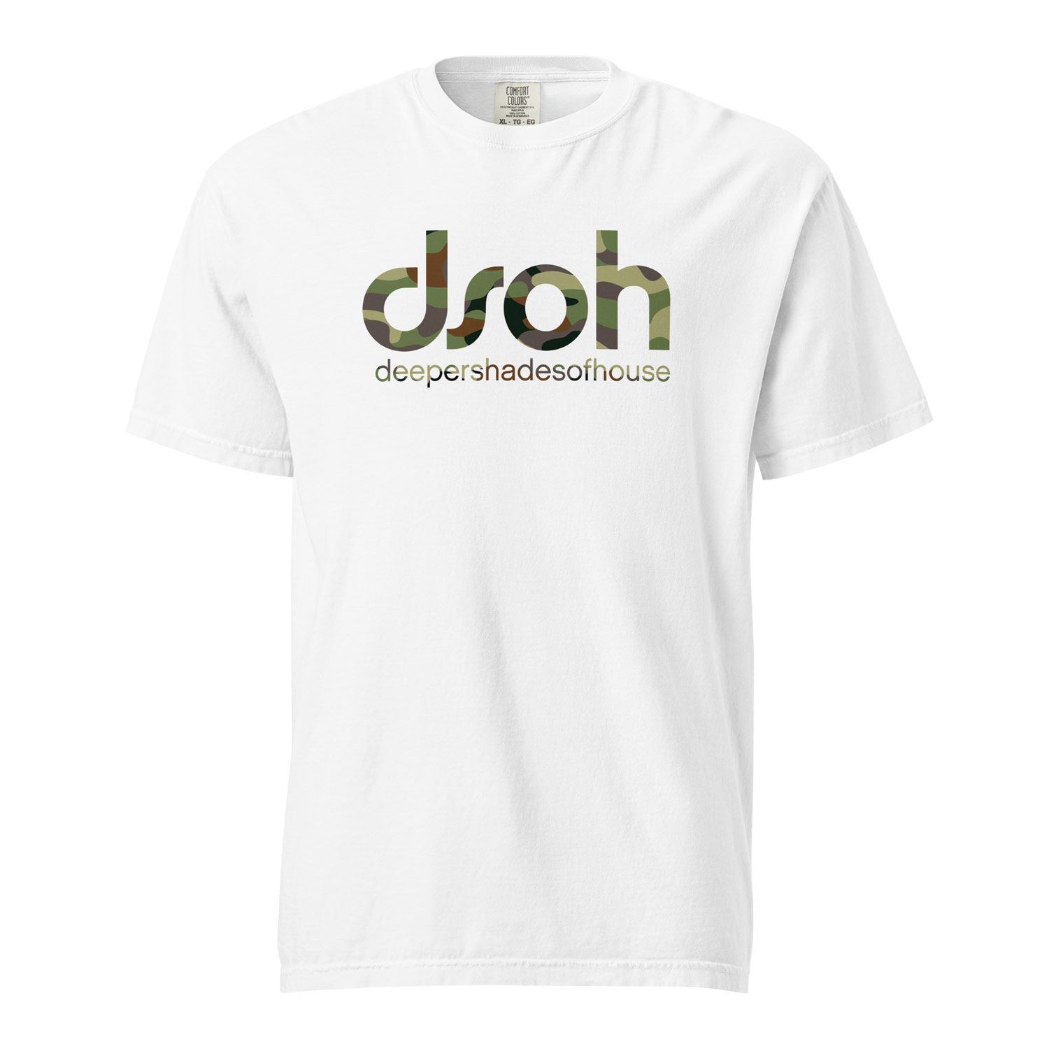 DSOH Heavyweight CAMO TEE, Color: White, Size: S