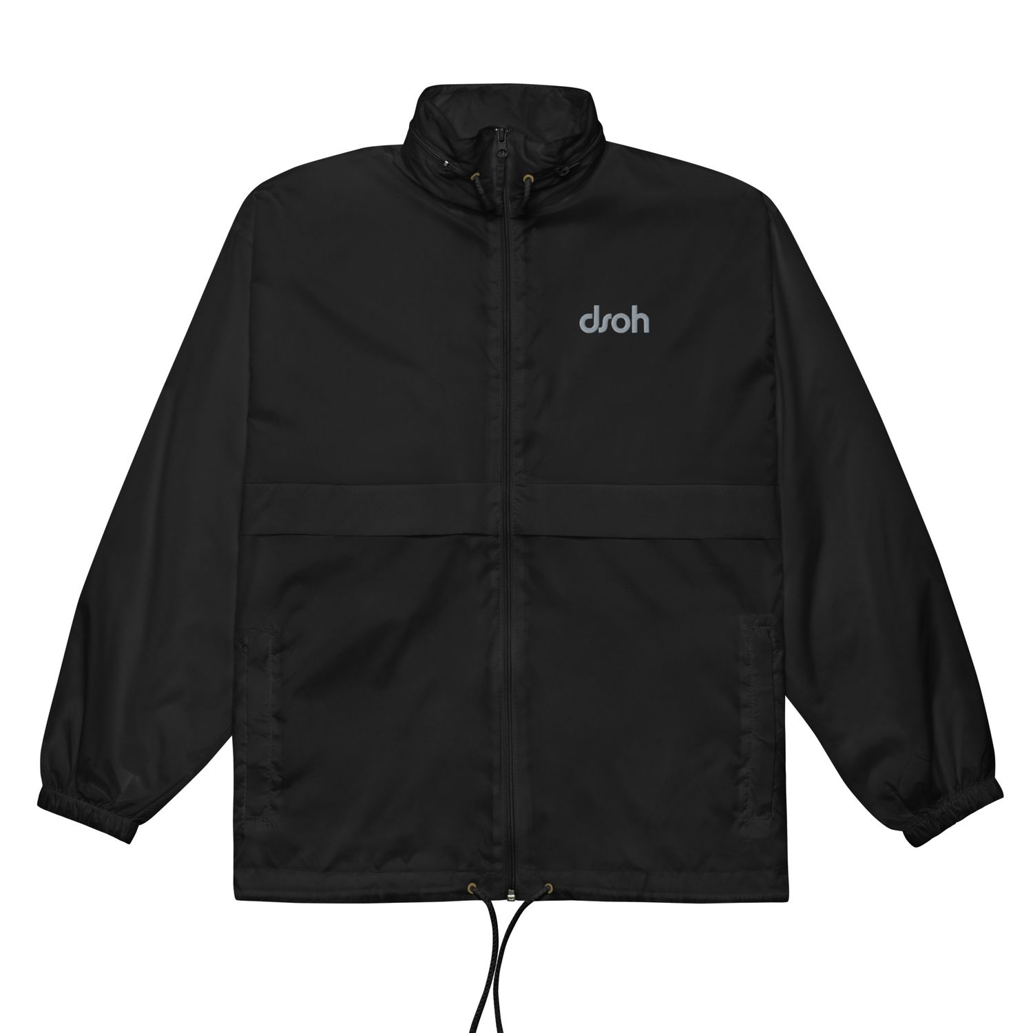 DSOH Embroidered Logo Windbreaker – Lightweight &amp; Water-Repellent