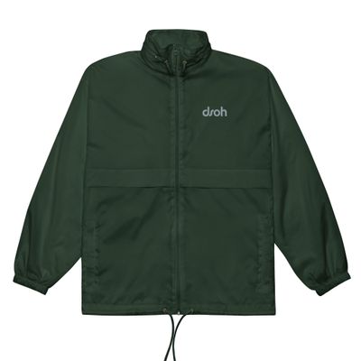 DSOH Embroidered Logo Windbreaker – Lightweight &amp; Water-Repellent