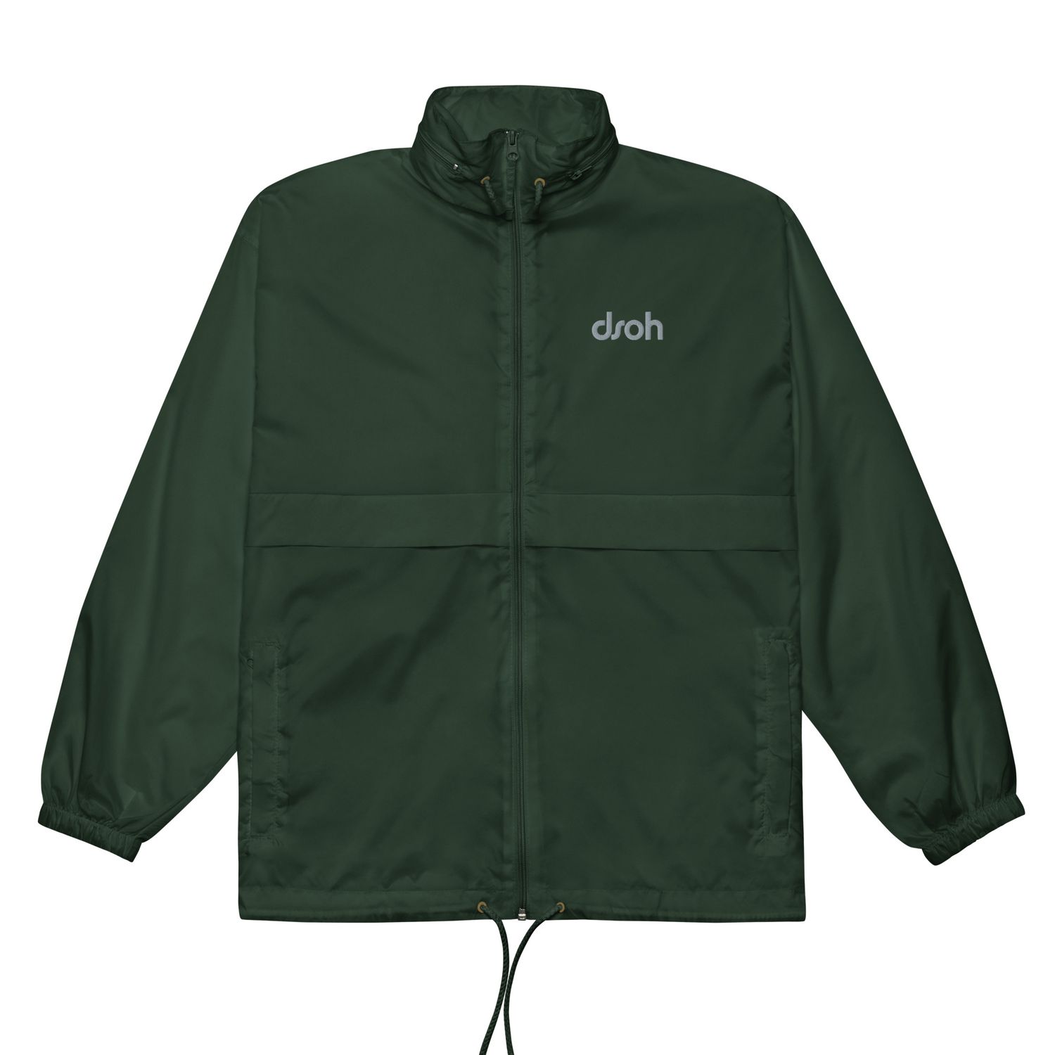 DSOH Embroidered Logo Windbreaker – Lightweight &amp; Water-Repellent