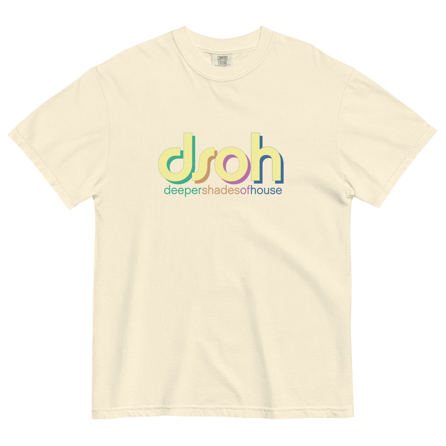 Multicolor 3-D DSOH Logo Heavyweight TEE