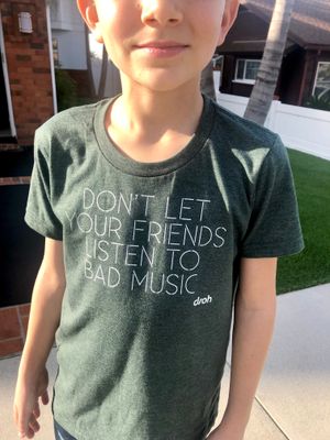 Don&#39;t Let Your Friends Listen To Bad Music Youth T-Shirt