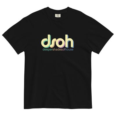 Multicolor 3-D DSOH Logo Heavyweight TEE